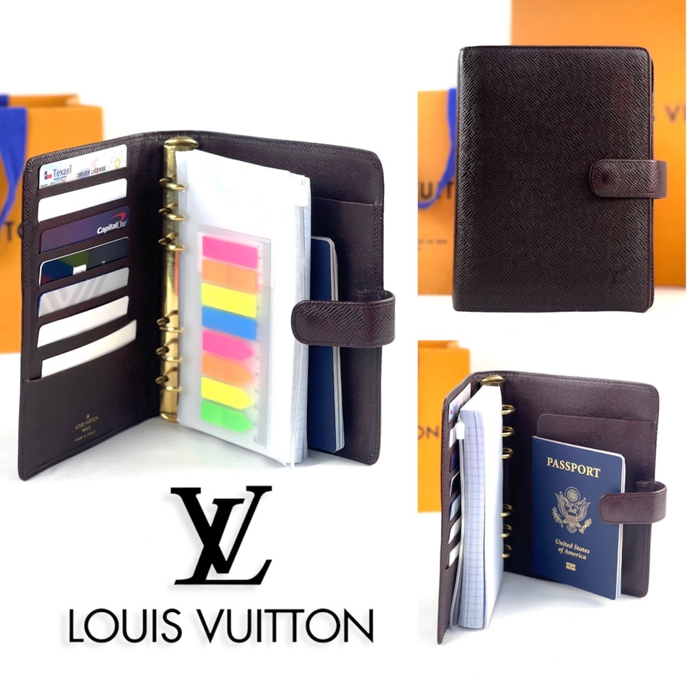 💎LOUIS VUITTON MM Medium Ring Agenda Cover